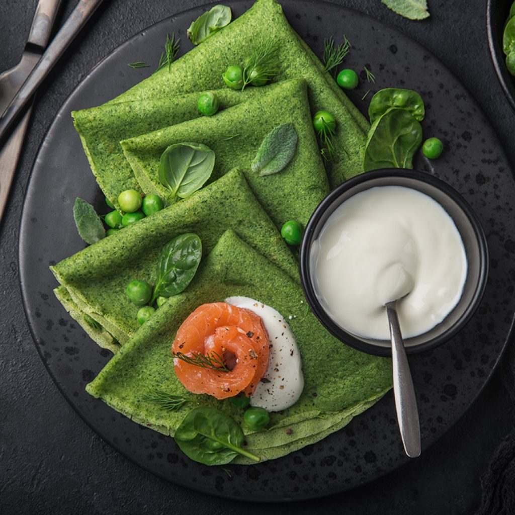 Clatite cu Green Sriracha