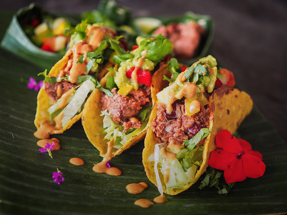 Tacos vegan cu Jackfruit